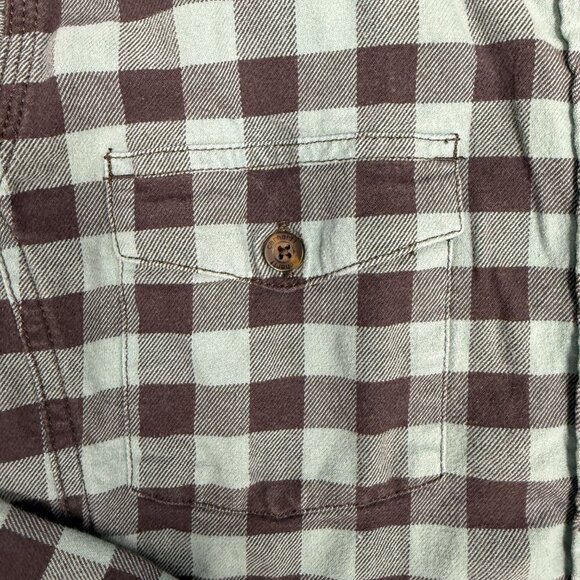 Women's CARHARTT Hamilton Stretch Flannel Button‎ Down Shirt #100714 | Size M - Picture 3 of 10